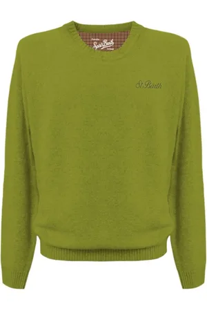 MC2 SAINT BARTH Truien, Heren, Groen, XL, Groene Sweaters voor Mannen