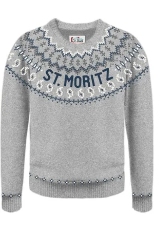 MC2 SAINT BARTH Truien, Heren, Grijs, S, Grijze Sweaters voor Mannen