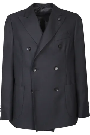 LARDINI Jassen, Heren, Blauw, M, Blauwe Blazer Verhoog Stijl Elegantie