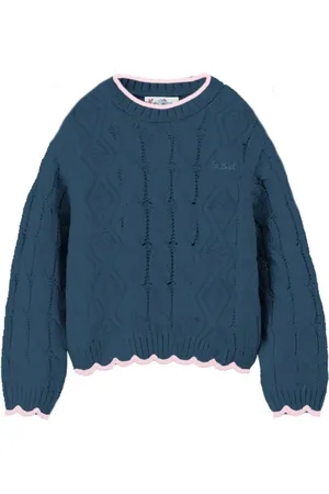MC2 SAINT BARTH Truien, Dames, Blauw, L, Stijlvolle Sweaters Collectie