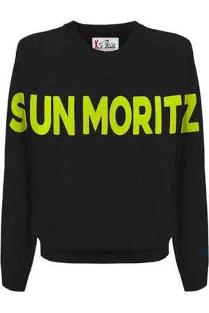 MC2 SAINT BARTH Truien, Heren, Zwart, S, Zwarte Sweaters voor Mannen