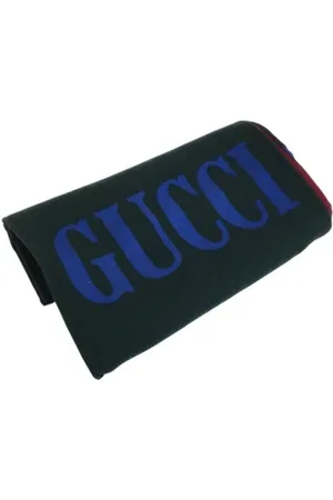 Gucci Pre-owned, Dames, Veelkleurig, ONE Size, Wol, Pre-owned Silk scarves