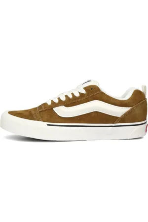 Vans Schoenen, Heren, Bruin, 40 1/2 EU, Suède, Bruine Lage Top Casual Sneakers