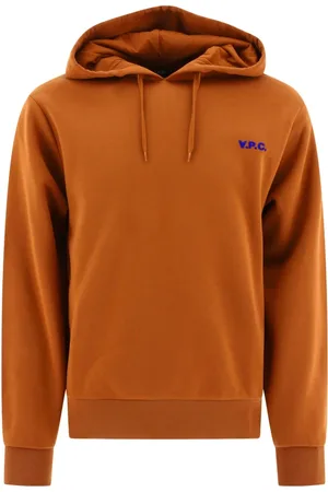 A.P.C. Sweatshirts & Hoodies, Heren, Bruin, M, Katoen, Katoenen hoodie in verschillende kleuren