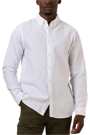 Scotch&Soda Overhemden, Heren, Wit, L, Klassiek Wit Oxford Overhemd