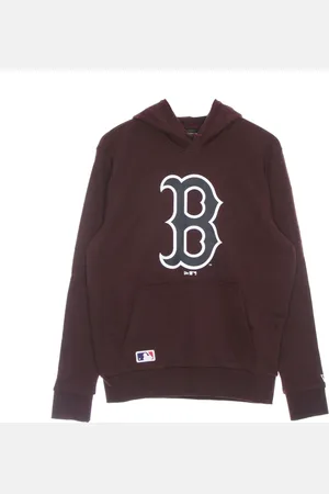 New Era Sweatshirts & Hoodies, Heren, Bruin, S, Katoen, Boston Red Sox Logo Hoodie