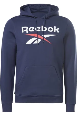 Reebok Sweatshirts & Hoodies, Heren, Blauw, S, RI FLC BIG Logo Hood