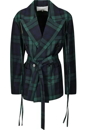 SETCHU Jassen, Dames, Veelkleurig, M, Tartan Geisha Jas