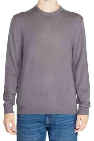 Armani Exchange Truien, Heren, Grijs, S, Grijze Sweater Collectie