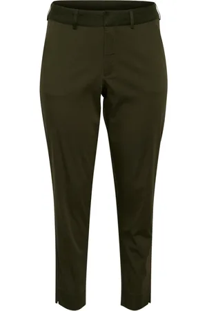 Kaffe Broeken, Dames, Groen, 5Xl, Chino Broek Grape Leaf
