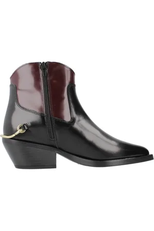 Alpe Schoenen, Dames, Zwart, 38 EU, Stijlvolle Cowboy Laarzen voor Vrouwen