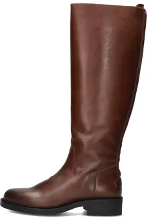 Shabbies Amsterdam Schoenen, Dames, Bruin, 38 EU, Leer, Dean Tala Hoge Laarzen