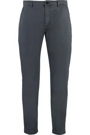 DEPARTMENT FIVE Broeken, Heren, Grijs, W36, Katoen, Chino broek met zakken en katoen