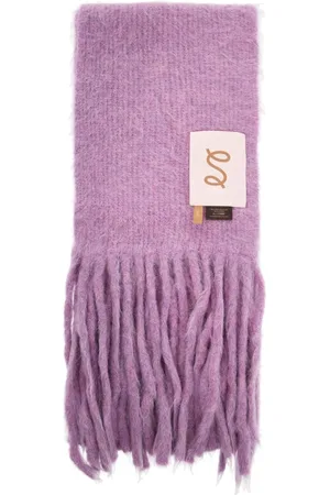 Séfr Accessoires, Heren, Paars, ONE Size, Zachte Alpaca Blend Fuzzy Sjaal