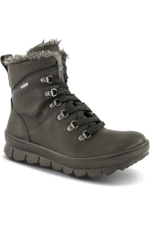 Legero Schoenen, Dames, Zwart, 38 1/2 EU, Leer, Winterlaarzen met Gore-Tex voering