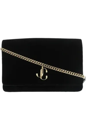 Jimmy Choo Pre-owned, Dames, Zwart, ONE Size, Tweedehands leren portemonnees