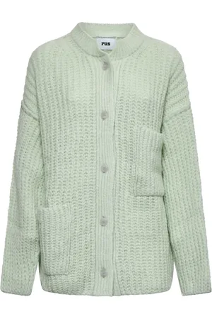 RUS Truien, Dames, Groen, S, Wol, Gezellige Breiwerk Collectie