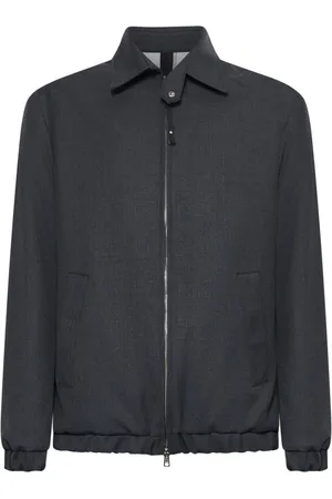 LOW BRAND Jassen, Heren, Grijs, M, Wol, Stijlvolle Jassen Collectie