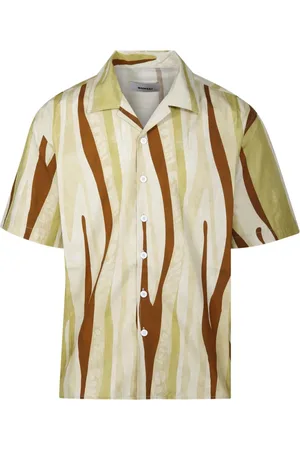 BONSAI Overhemden, Heren, Veelkleurig, XL, Katoen, Bowling Shirt Collectie Oversized Fit