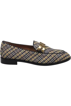 Aquazzura Schoenen, Dames, Veelkleurig, 39 EU, Leer, Tabak Gele Mocassin Schoenen