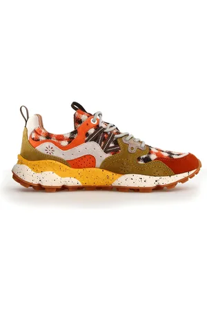 Flower Mountain Schoenen, Dames, Veelkleurig, 37 EU, Suède, Sneakers voor Stedelijke Avonturen