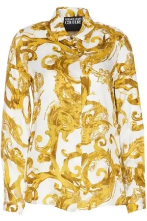 VERSACE Blouses & Shirts, Dames, Veelkleurig, 2Xs, Overhemden