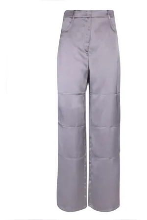 BLANCA Broeken, Dames, Grijs, 2Xl, Satijn, Grijze Satijnen Broek