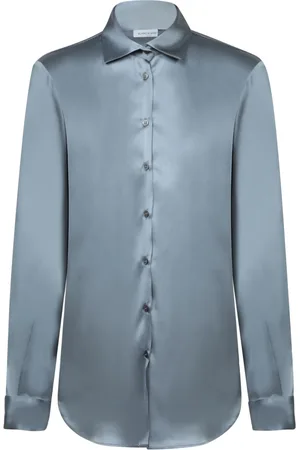 BLANCA Blouses & Shirts, Dames, Blauw, 2Xl, Blauw Shirt Damesmode Stijl