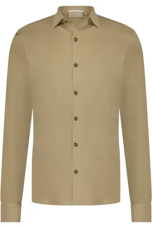 Aeden Overhemden, Heren, , XS, Marley Sand Shirt Stijlvolle Casual Kleding