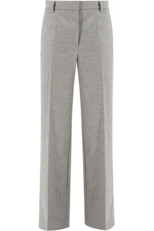 ANTONELLI Broeken, Dames, Grijs, S, Moderne op maat gemaakte broek voor elegantie