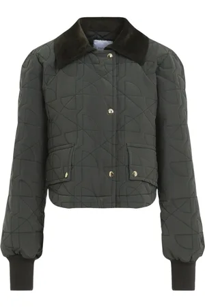Patou Jassen, Dames, Groen, XS, Polyester, Gewatteerd Groen Blouson Jack