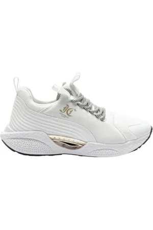 Roberto Cavalli Schoenen, Dames, Wit, 37 EU, Sneakers