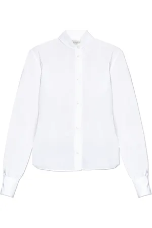 OFFICINE GENERALE Blouses & Shirts, Dames, Wit, M, Katoen, Katoenen overhemd