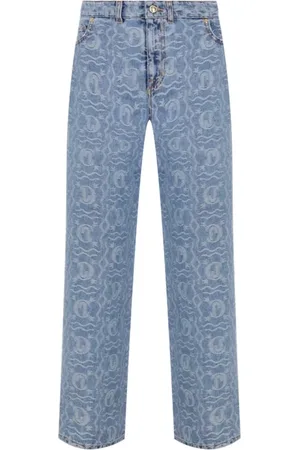 Roberto Cavalli Jeans, Dames, Blauw, W26, Denim, Broek