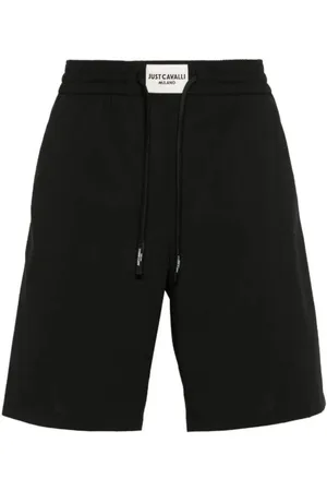 Roberto Cavalli Korte broeken, Heren, Zwart, M, Shorts