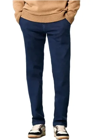 Meyer Jeans, Heren, Blauw, L, Denim, Moderne pasvorm denim broek Bonn blauw