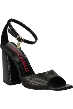 Roberto Cavalli Schoenen, Dames, Zwart, 38 EU, Sandalen