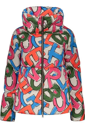 HERNO Jassen, Dames, Veelkleurig, 2Xs, Polyester, Logo Jacquard Donsjas