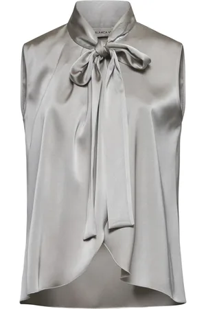 BLANCA Tops, Dames, Grijs, M, Polyester, Witte Top