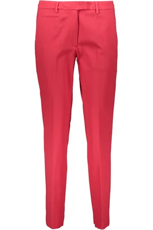 Dondup Broeken, Dames, Rood, W31, Klassieke straight-leg broek
