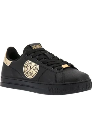 VERSACE Schoenen, Heren, Zwart, 44 EU, Sneakers