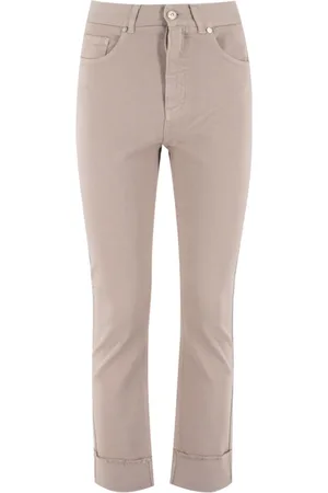 PANICALE Jeans, Dames, , S, Katoen, Jewelled High-Waisted Broeken