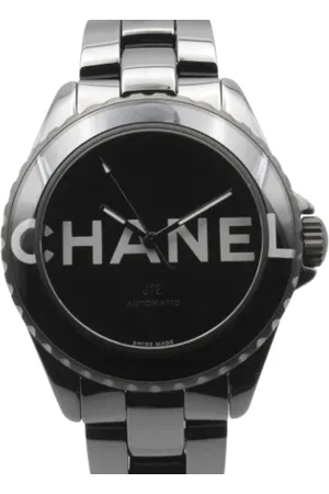 CHANEL Pre-owned, Heren, Zwart, ONE Size, Pre-owned Metal watches