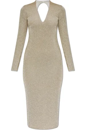 Cult Gaia Kleedjes, Dames, Geel, S, Wol, Shayla Jurk