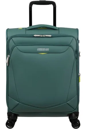 American Tourister Koffers, unisex, Groen, ONE Size, Polyester, Summer Ride Stijlvolle Trolley Bagage