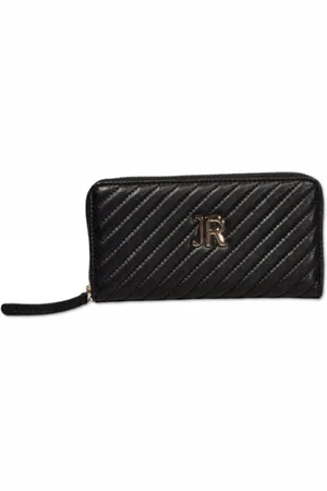 John Richmond Accessoires, Dames, Zwart, ONE Size, Leer, Damesportemonnee