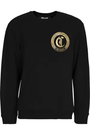 Roberto Cavalli Sweatshirts & Hoodies, Heren, Zwart, 2Xl, Truien