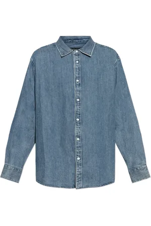 RAG&BONE Overhemden, Heren, Blauw, M, Denim, Denim shirt Corbin