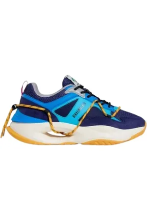 Bikkembergs Schoenen, Heren, Blauw, 41 EU, Leer, Heren Suede Sneakers