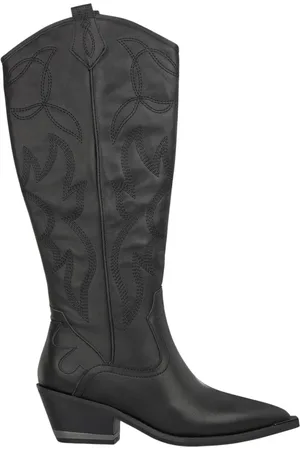 Alma en Pena Schoenen, Dames, Zwart, 36 EU, Leer, Cowboystijl laars